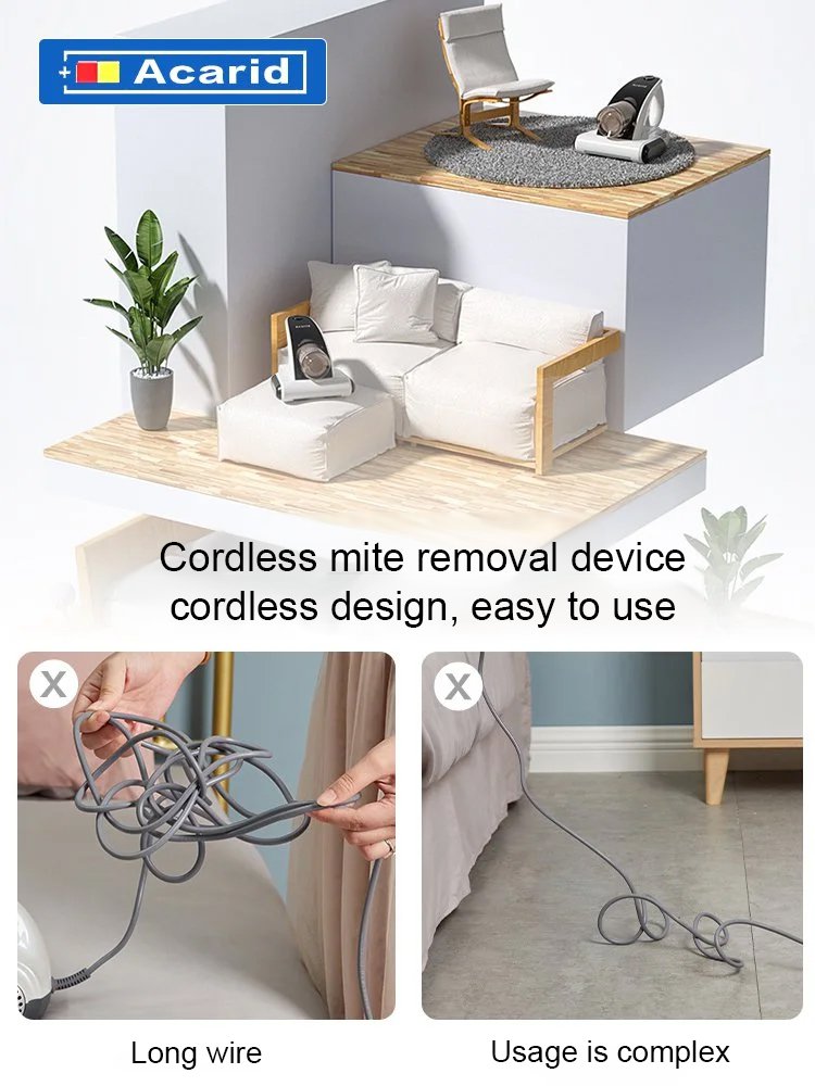 Wireless UV high suction handheld vacuum cleaner