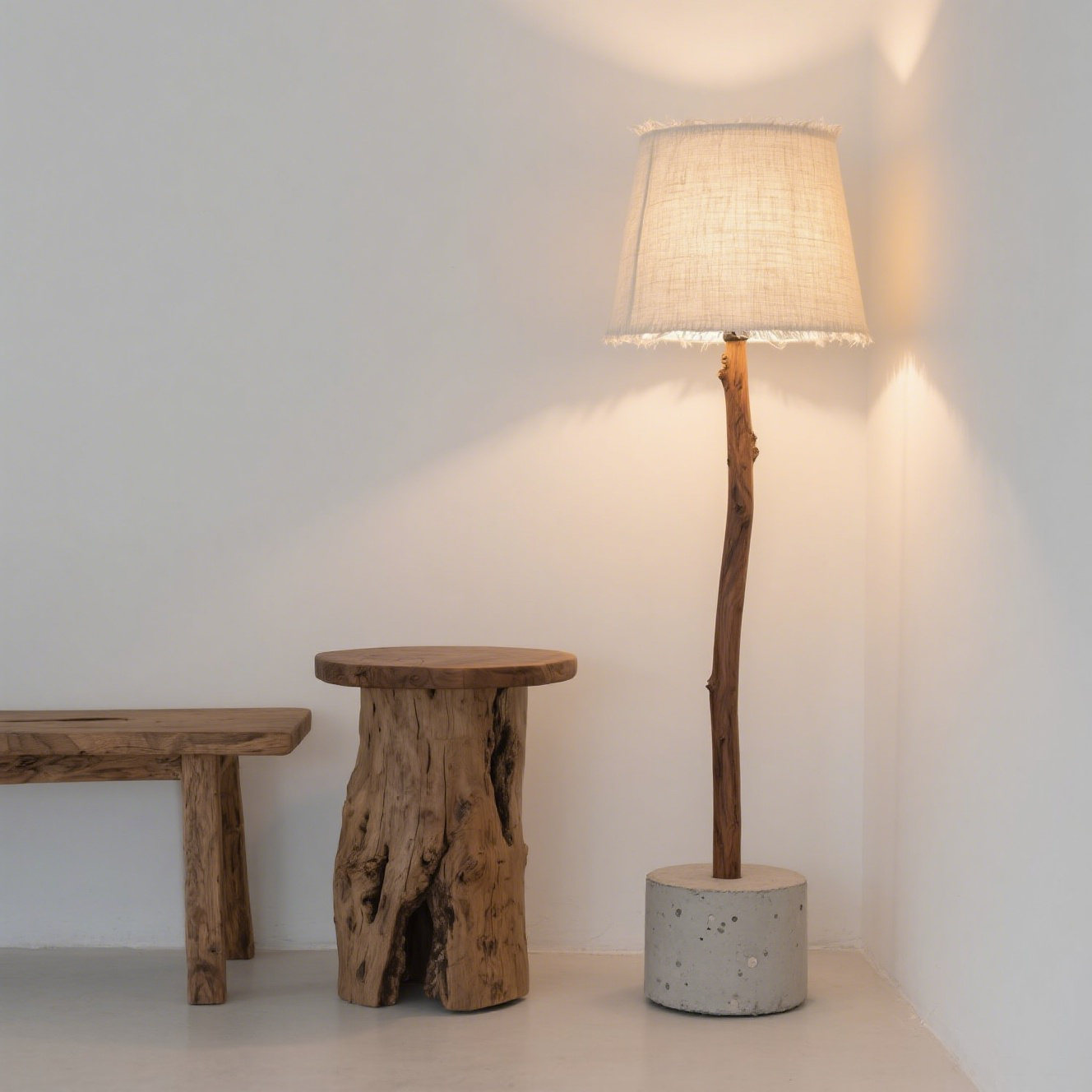 Lámpara de pie vintage para sala de estar, ideal junto al sofá, estilo elegante