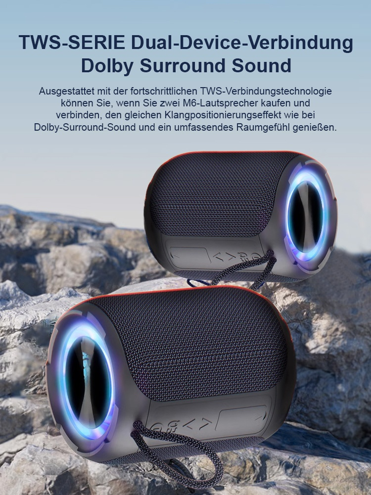 【Audio-Genuss】HIFI-Subwoofer-Multifunktions-Bluetooth-Lautsprecher