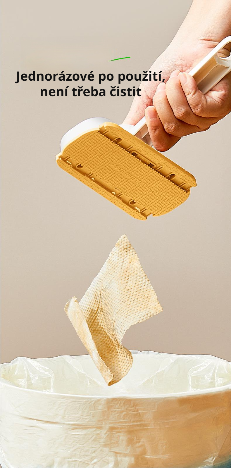 Mini mop pro hygienický a pohodlný úklid podlah