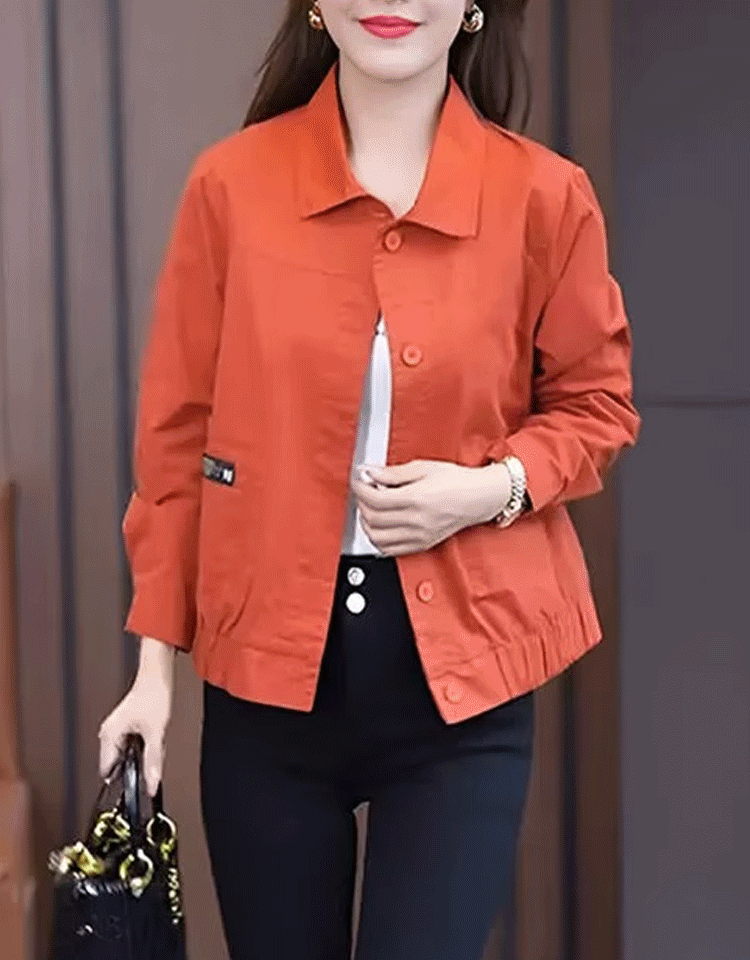 เสื้อแจ็คเก็ตสีพื้นใส่แล้วดูผอม