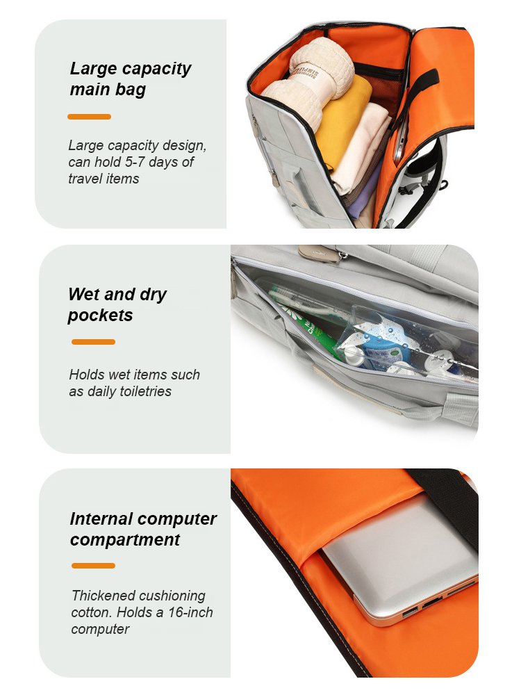 [Scientific Pressure Division] Multifunctional Large Capacity Travel Backpack