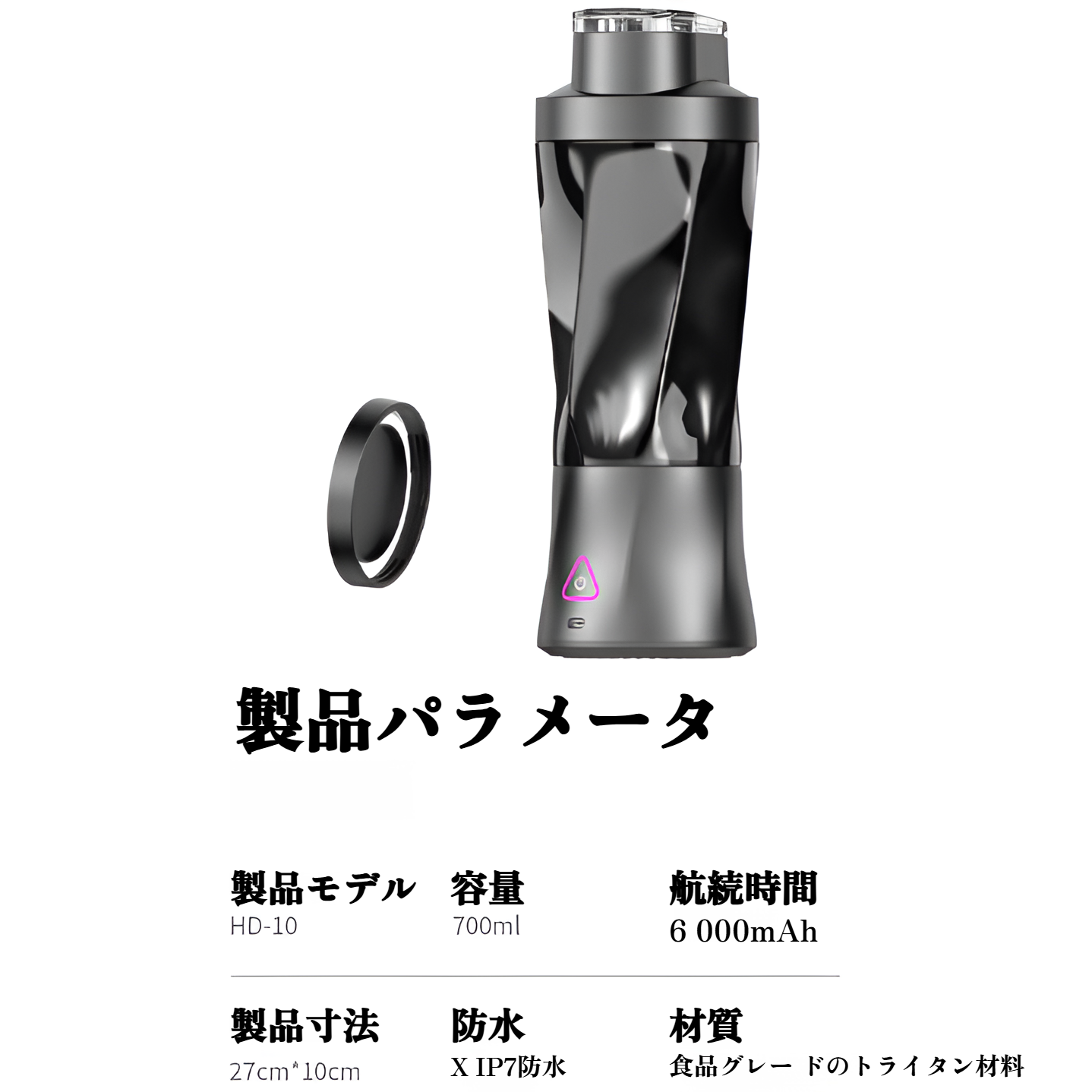 360Wハイパワージューサーのブレード部分