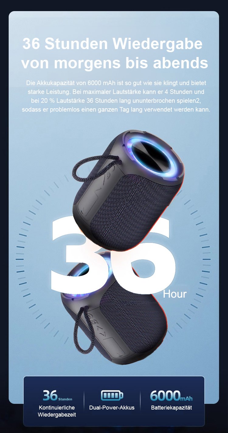 HIFI Subwoofer Bluetooth Lautsprecher mit starkem Bass