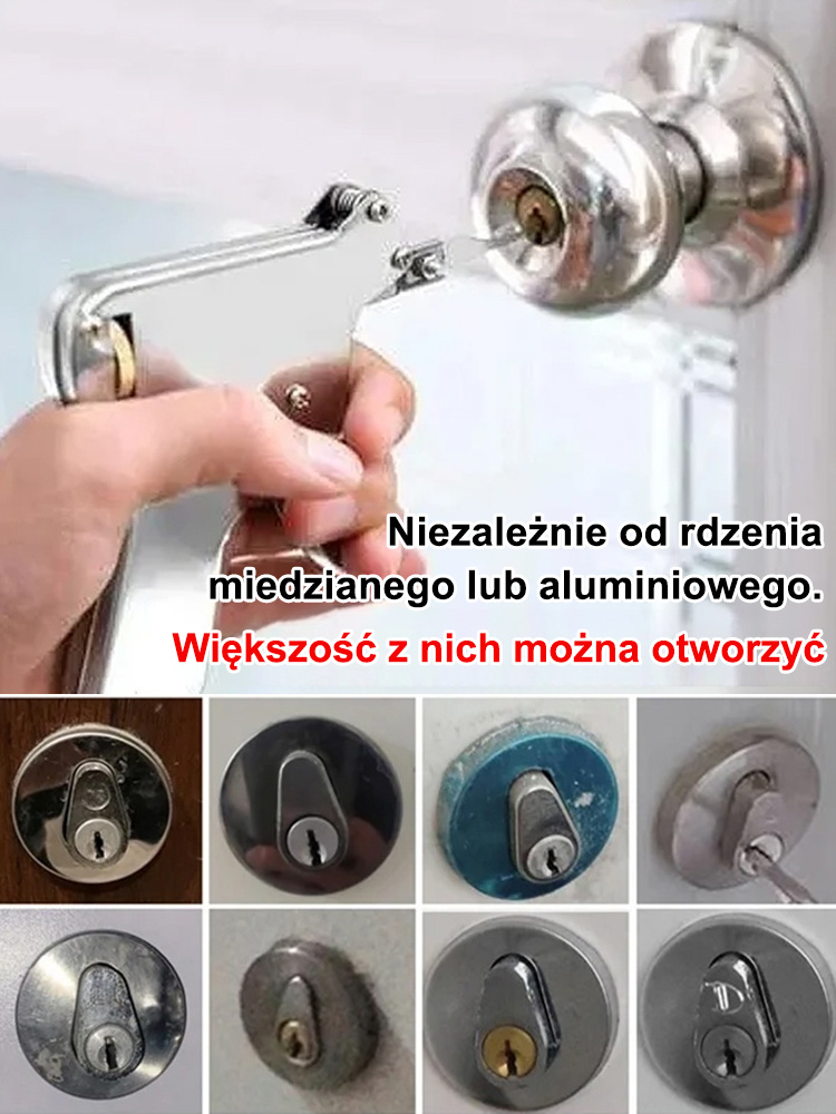 6-częściowe narzędzie do otwierania zamków domowych