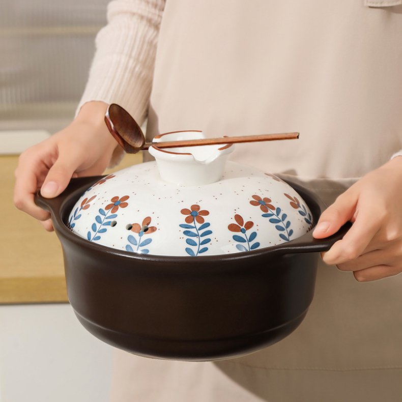 Keramický kastrol na kaši bez praskání