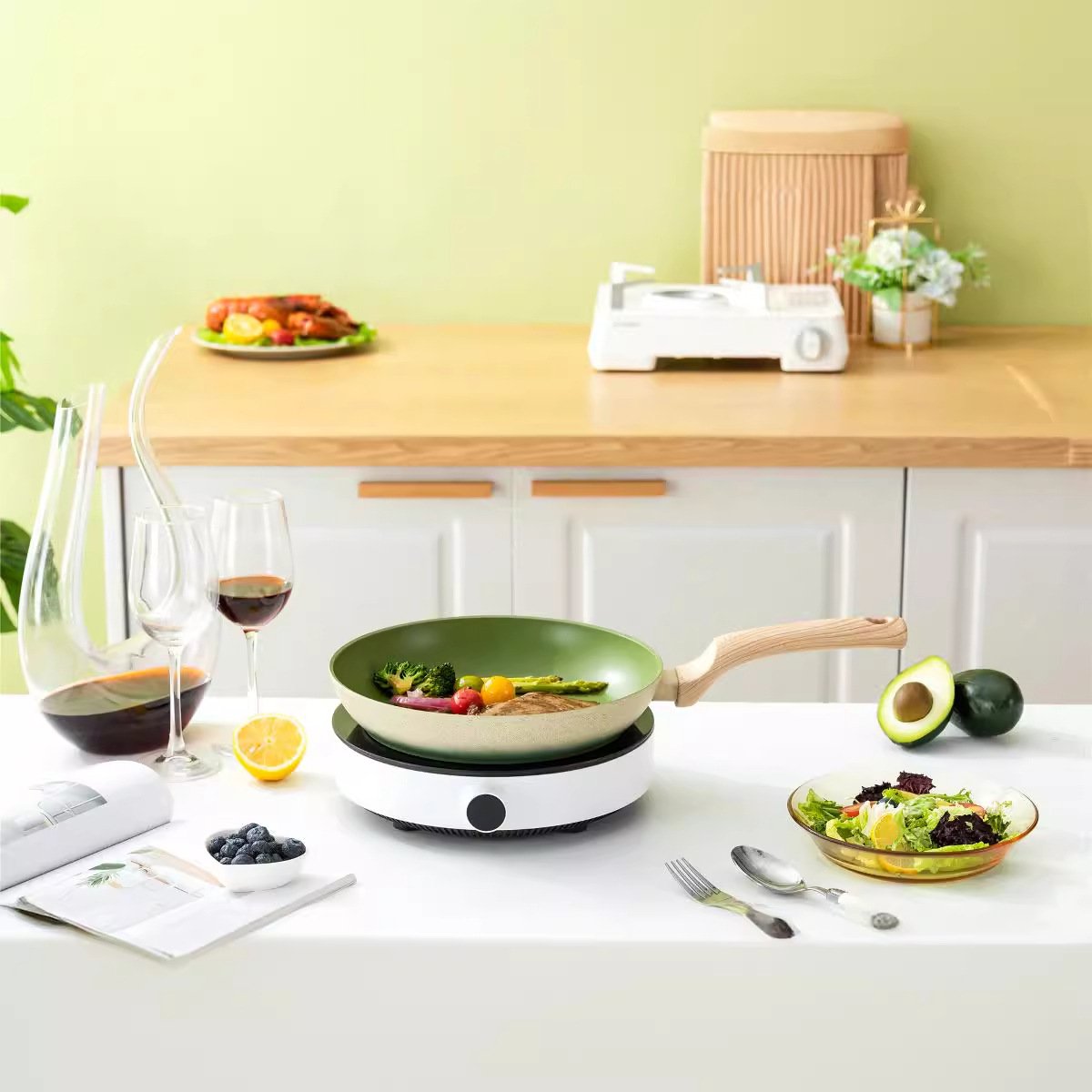 Lékařská kamenná nepřilnavá pánev na palačinky