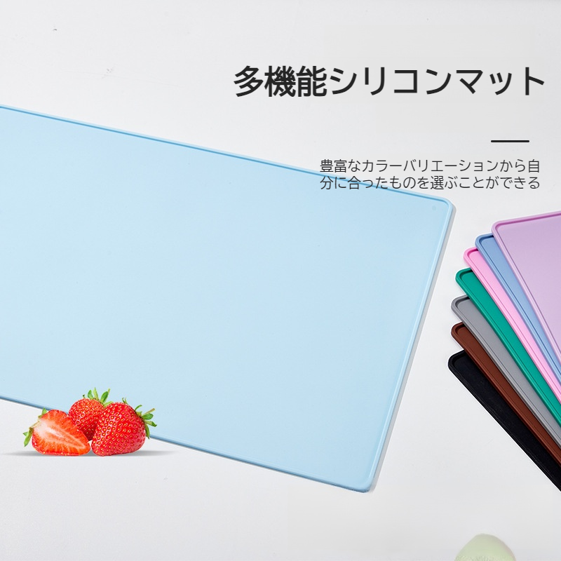 食品グレードのシリコンプレースマット、家庭用ダイニングマット、耐熱カウンタートップ保護マット、キッチンカウンタートップマット、テーブルマット