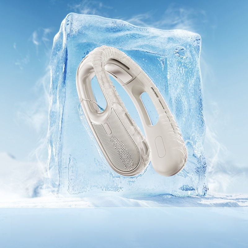 「冷風倍増」首掛け扇風機