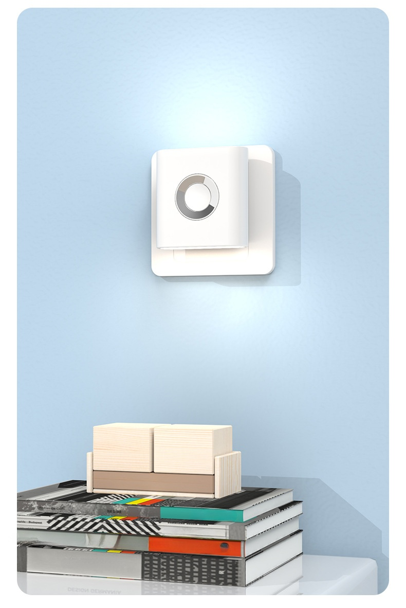 インテリアに馴染むコンパクトナイトライトの外観