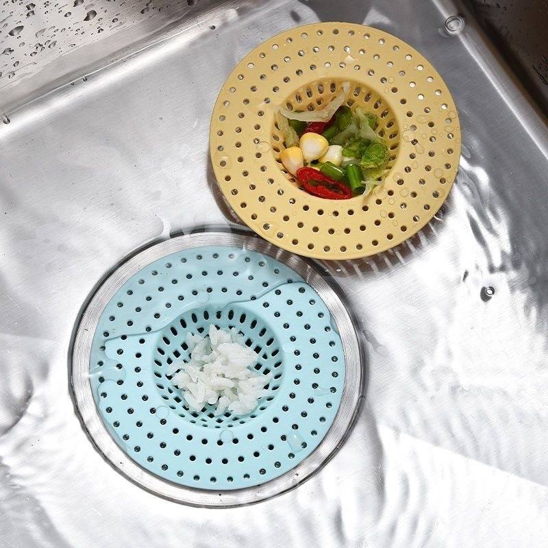 Household wastewater filter for kitchen sink