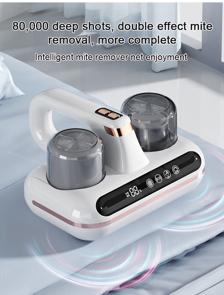 Compact and portable mite removal device