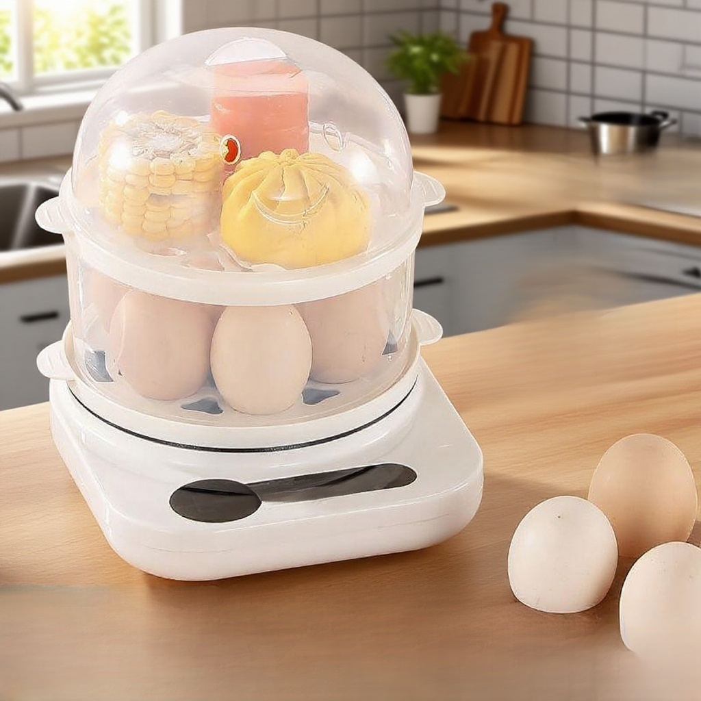 다기능 자동 전원 차단 미니 계란찜기