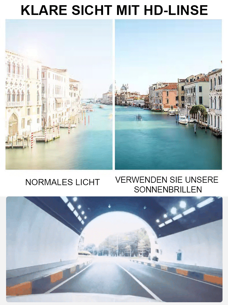 Modische Outdoor-Freizeit-Sonnenbrille für Damen und Herren