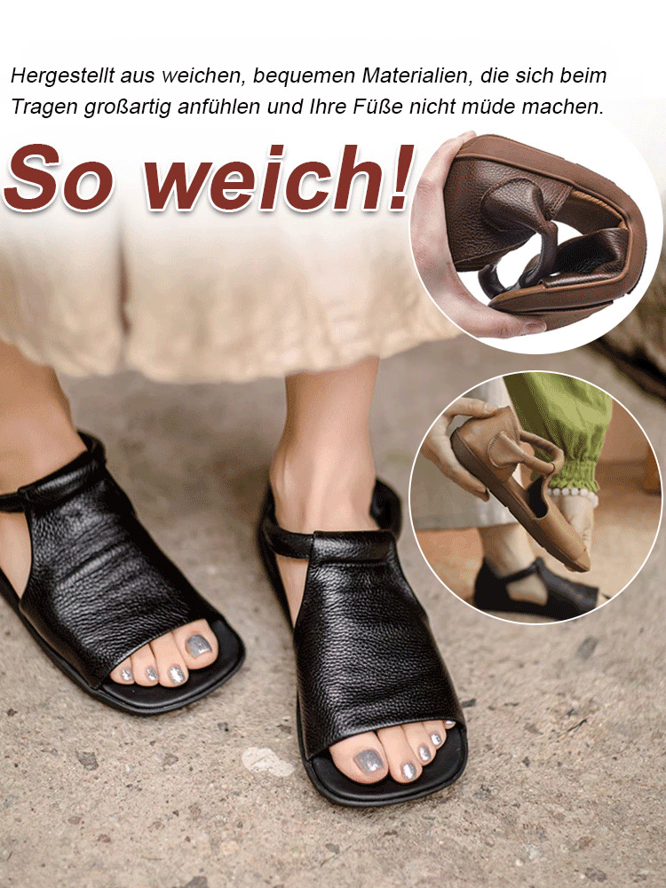 Handgefertigte Ledersandalen