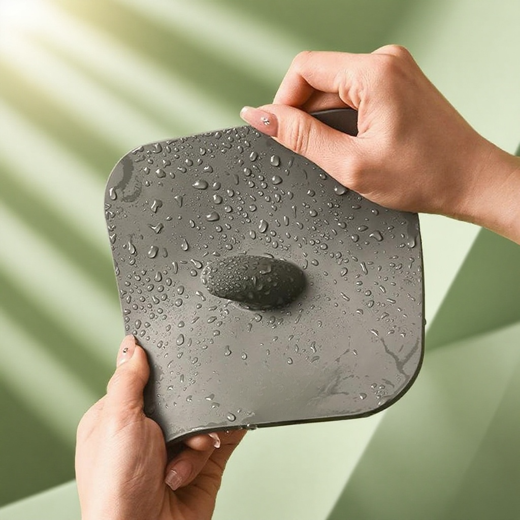 Silikonová podložka na podlahový odtok proti zápachu do koupelny