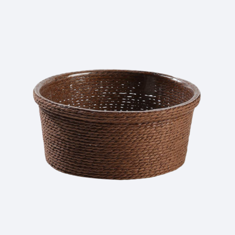 أصيص زهور من حبل ورقي