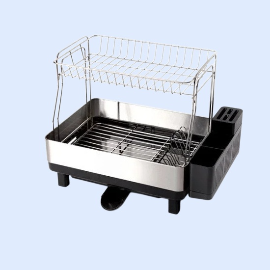  ステンレス製キッチン収納ラック・食器乾燥バスケット