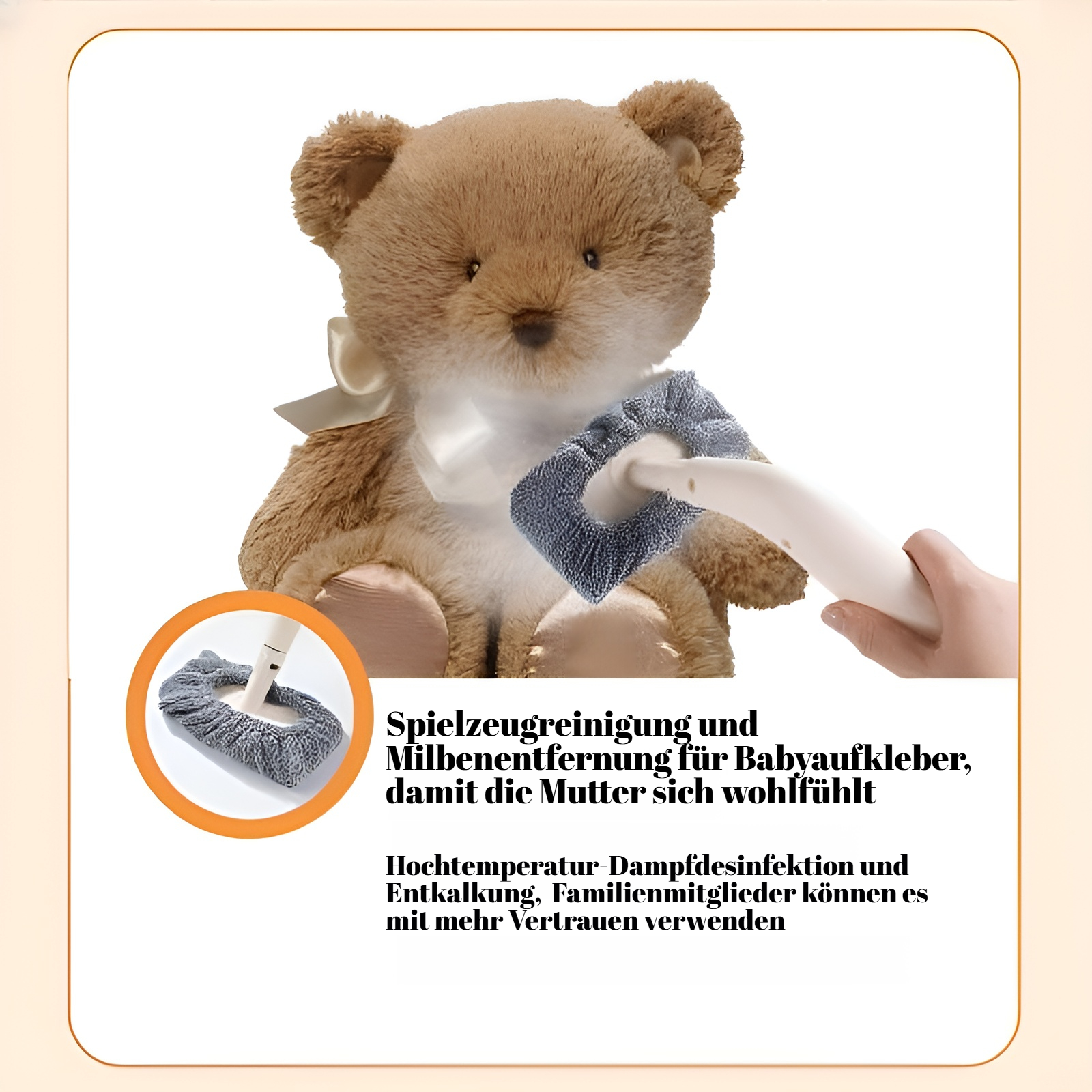 Vielseitiger JMY Dampfreiniger für Auto-Innenräume