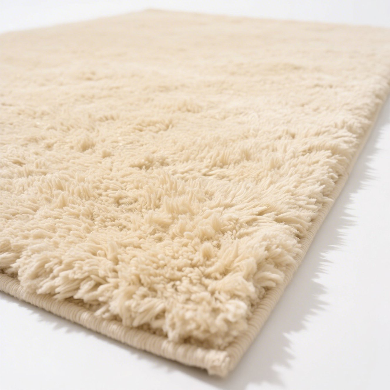 부드러운 플러시 러그 거실 인테리어