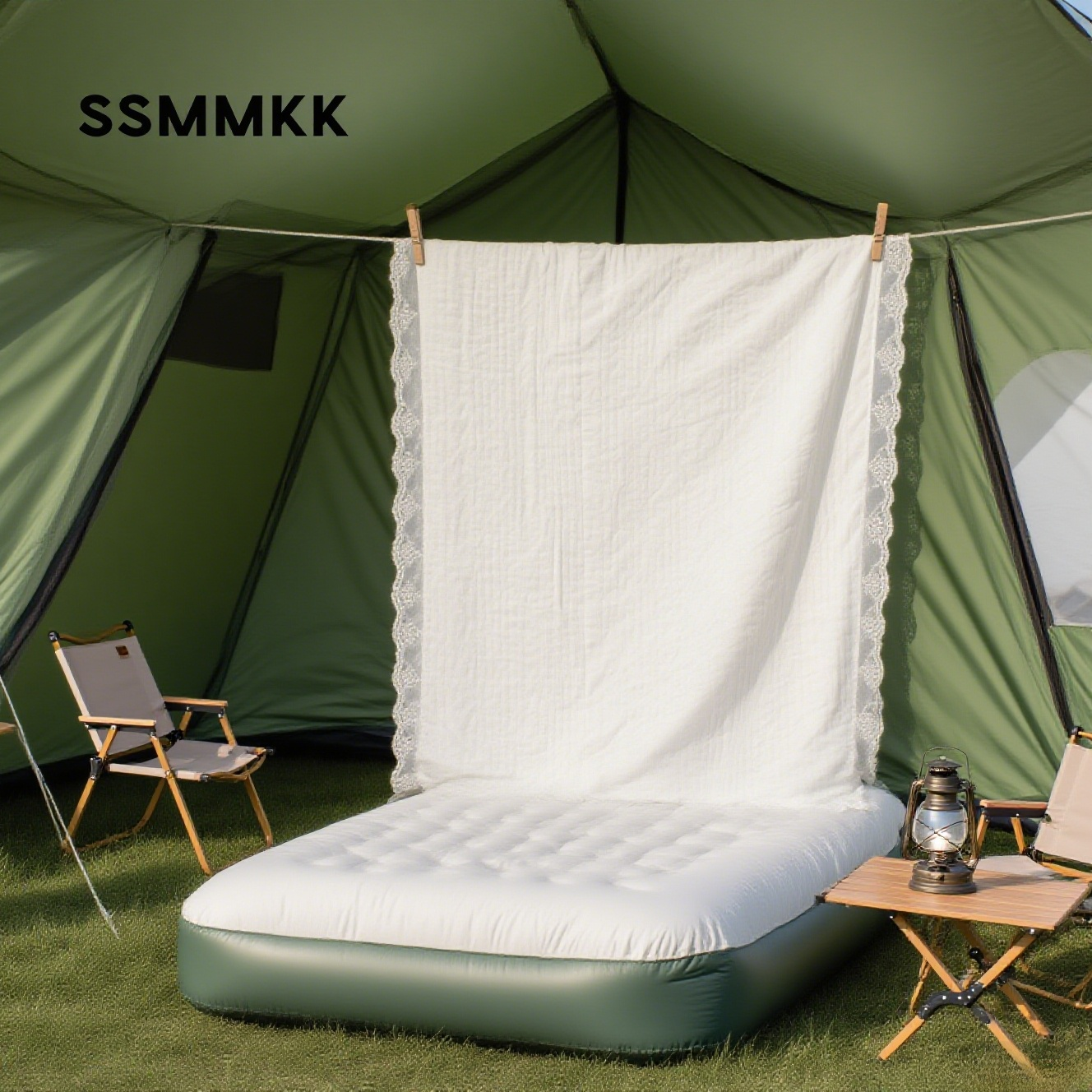 白いベッドシーツ