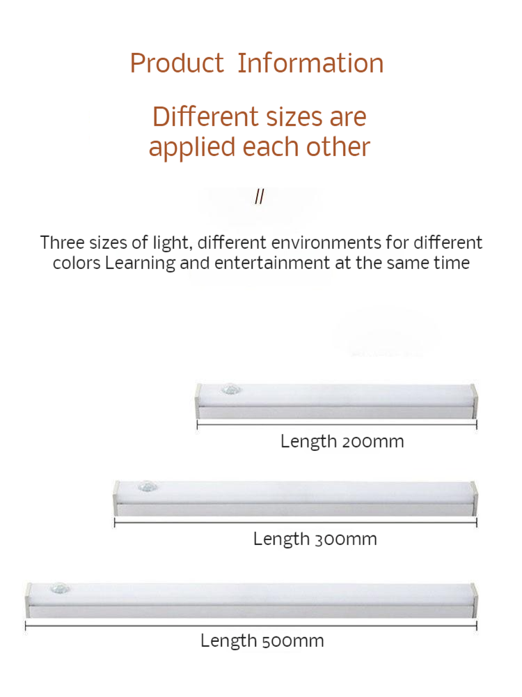 Intelligent body sensor super bright night light bedroom aisle home light cabinet automatic lighting