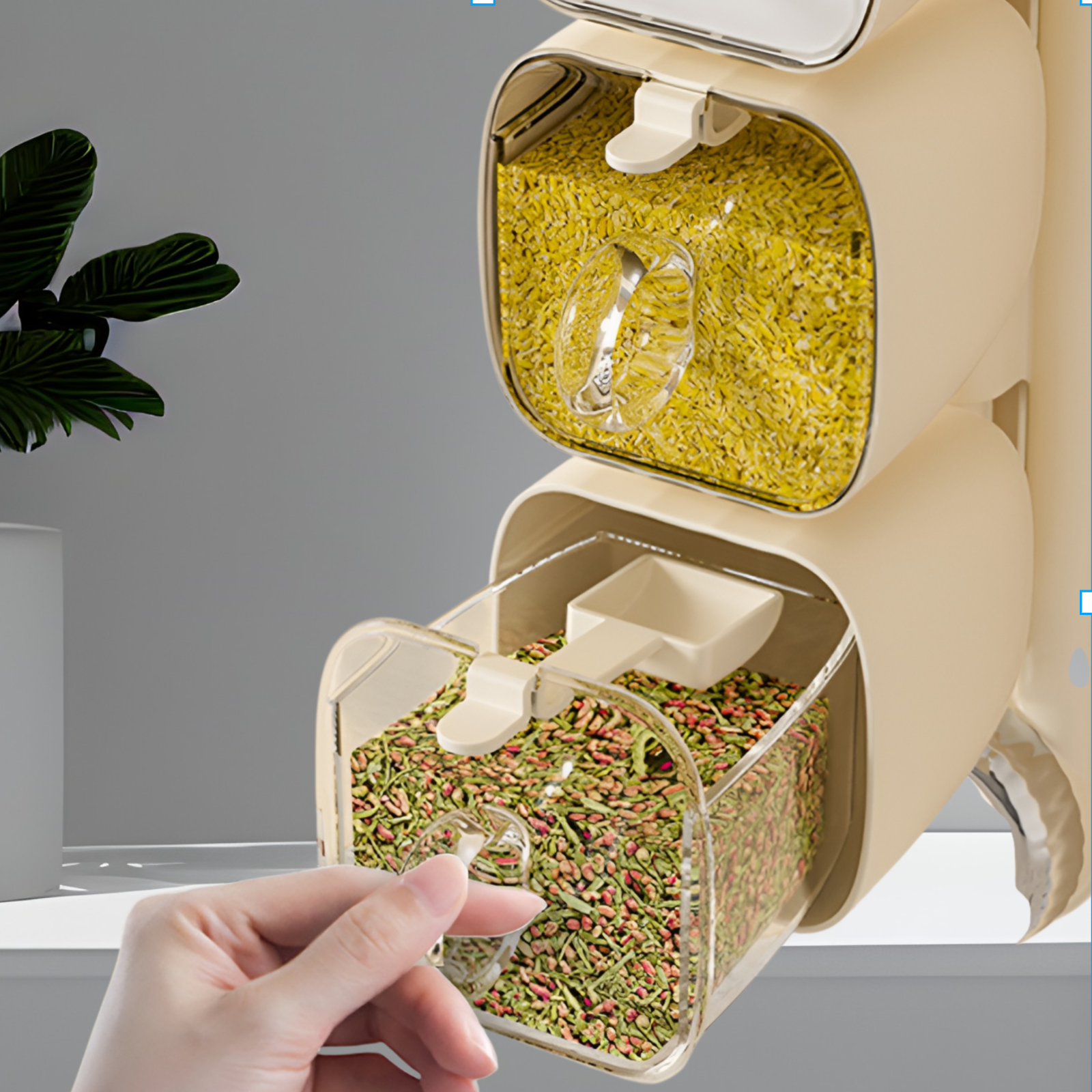 吸盤回転スパイスボックスラック