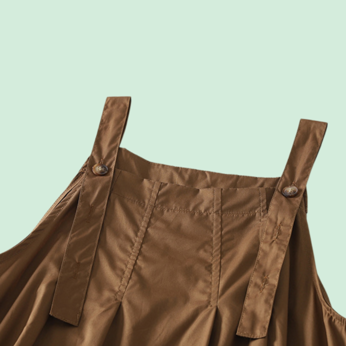 A라인 슬립 빅 플레어 스커트