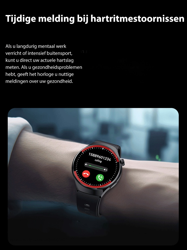 WATCH4PRO Ruimte Verkenning Ronde Scherm Smartwatch