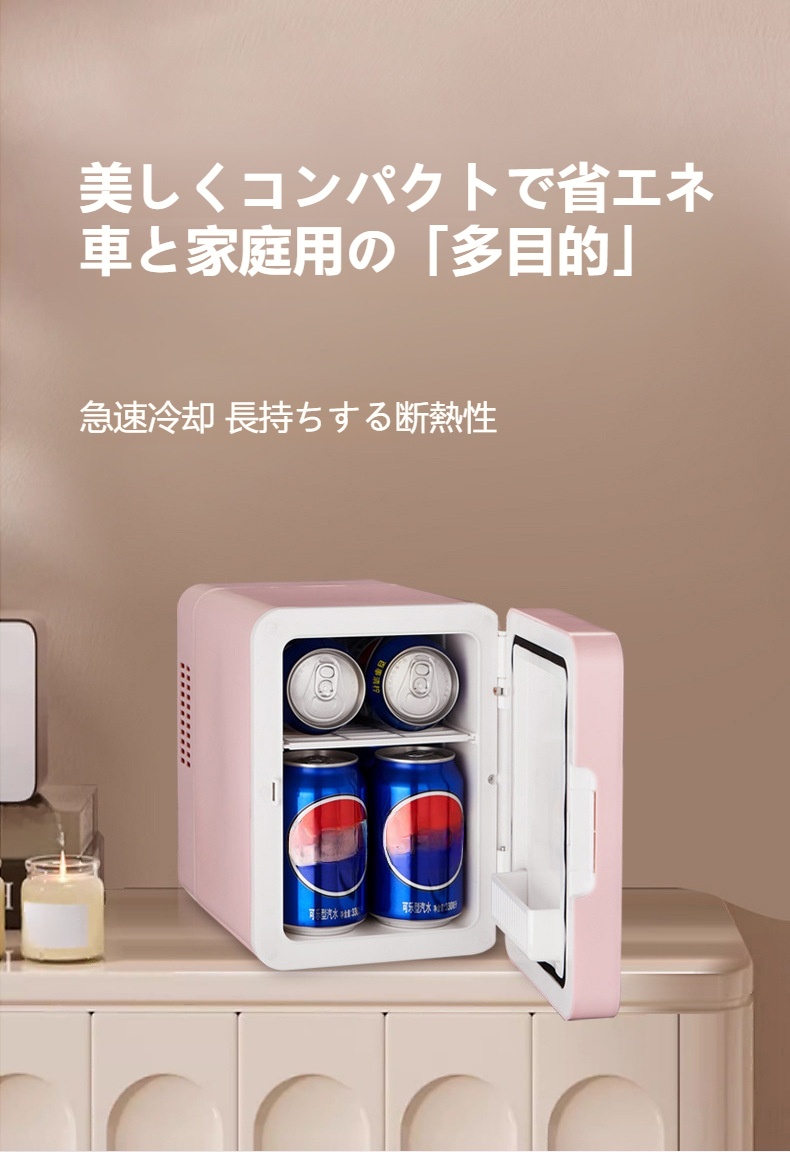 車と家両用ミニ冷蔵庫外観