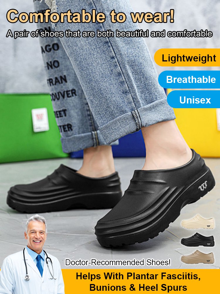 [Doctor Recommended/No Tiring of Standing for Long Periods] Triple-Proof Wide-Toe Orthotic Nursing S