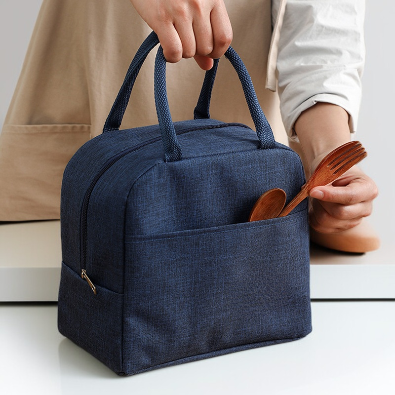 양이온 점심 가방 보온 도시락 가방 휴대용 대용량 점심 가방 포함