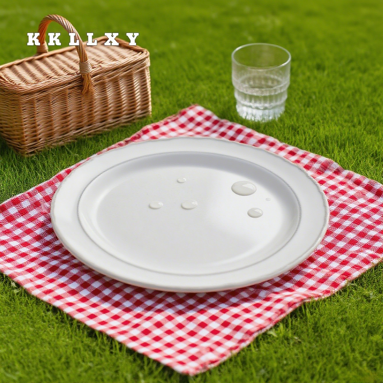 칼 붙이 둥근 접시 평평한 접시