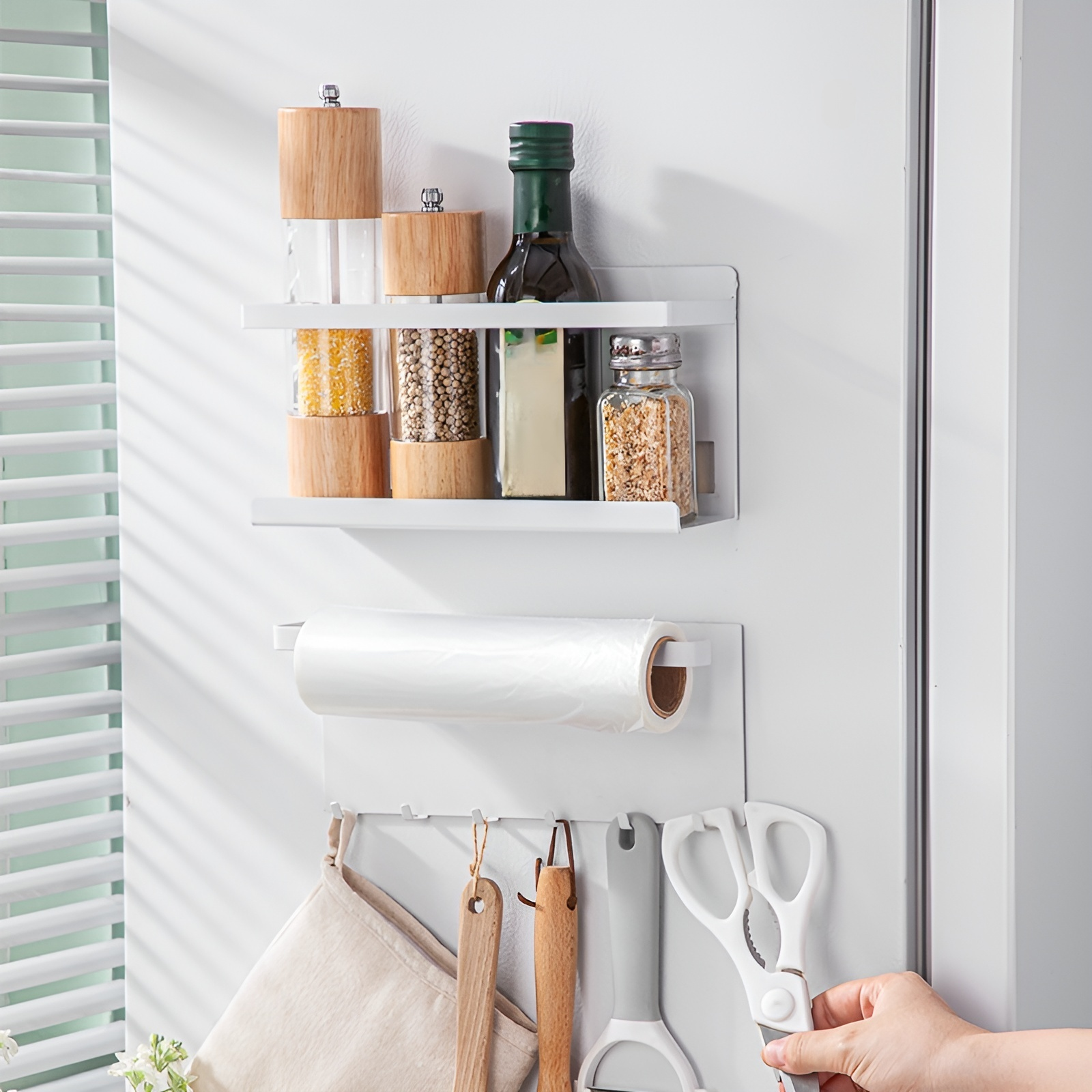 鉄製マグネット収納ラック