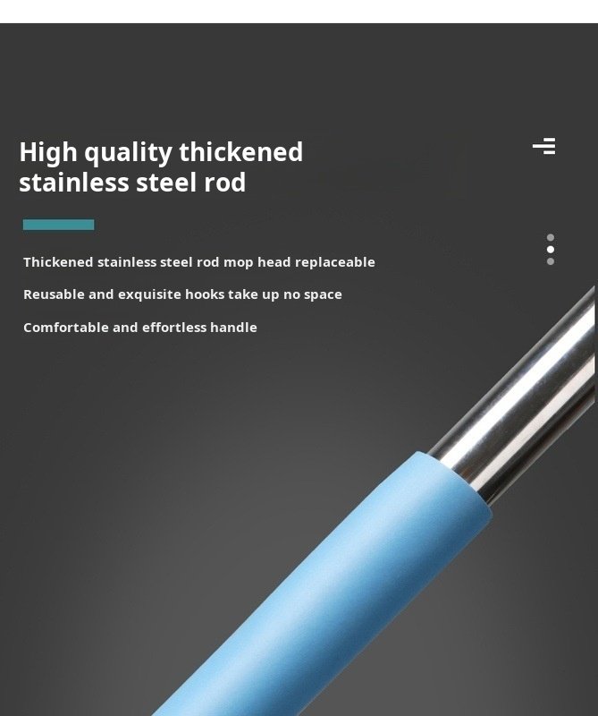 Safe and durable mop for all floor types