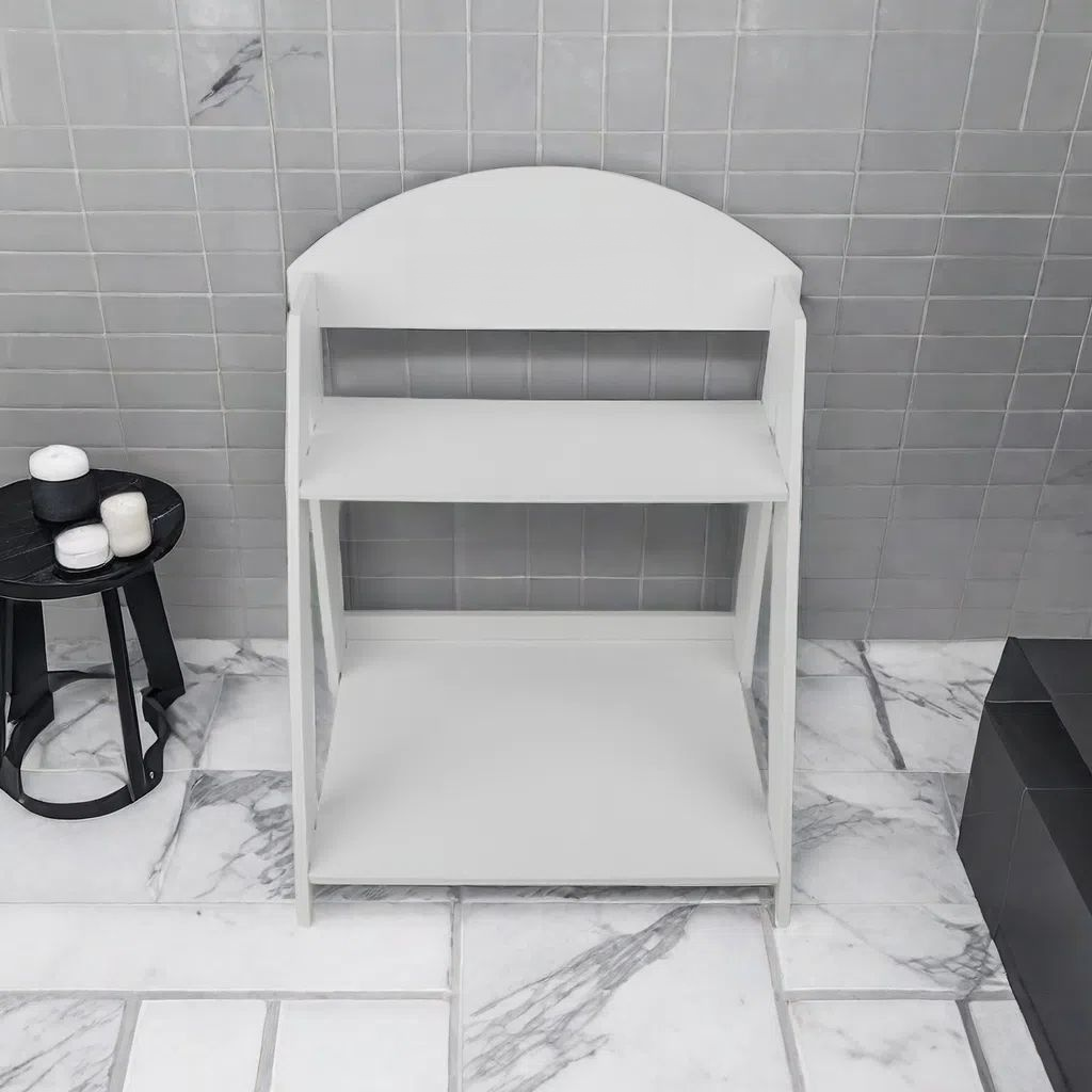 Desktop storage rack office flower pot plant succulent rack cosmetics double-layer storage rack crea