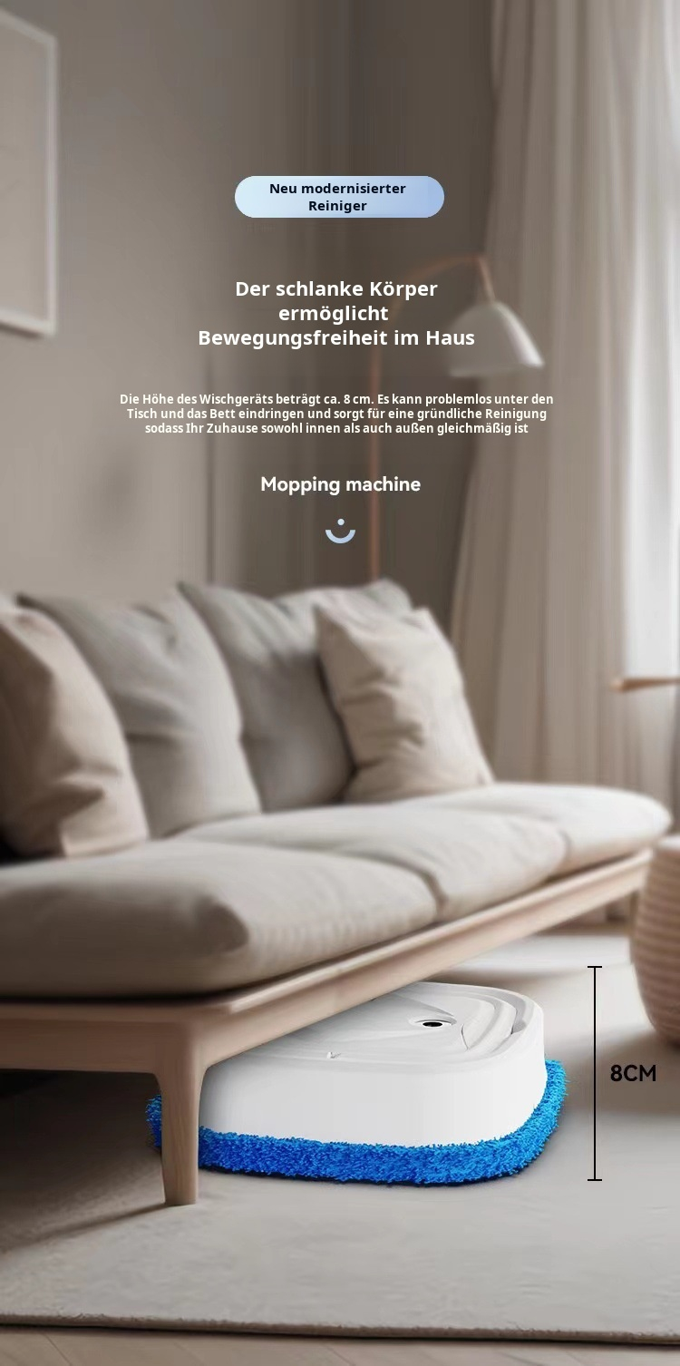 Lazy Sweeping Machine entfernt Staub und Schmutz