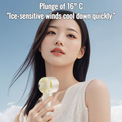 Student Mini Portable Desktop Fan Turbo Handheld Fan Walking Ambient Light Small Fan