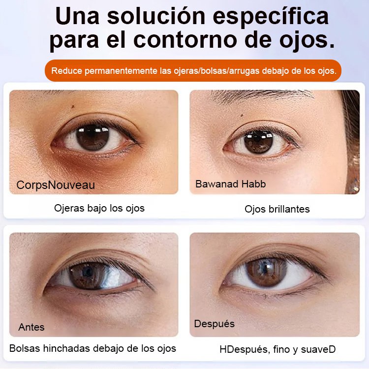Aceite esencial para ojos antiarrugas y suavizante de líneas.