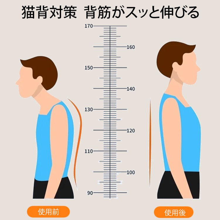 肩開き姿勢矯正ベルト