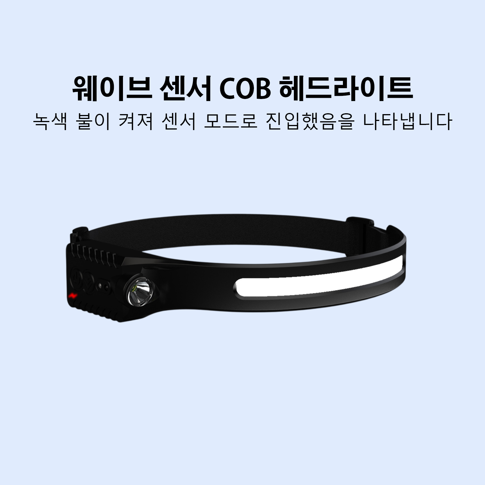 아웃도어 라이딩 헤드램프 Usb 충전 스윙 감지 나이트 러닝 라이트 헤드램프 Usb 충전 나이트 러닝 라이트