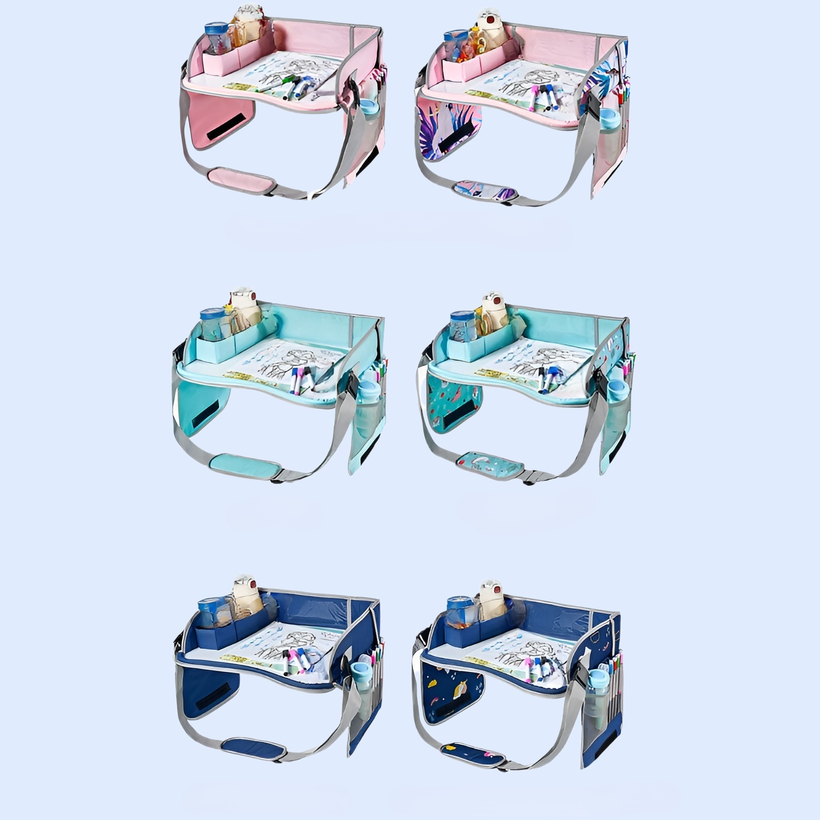 子供用ポータブル旅行用お絵かきボード