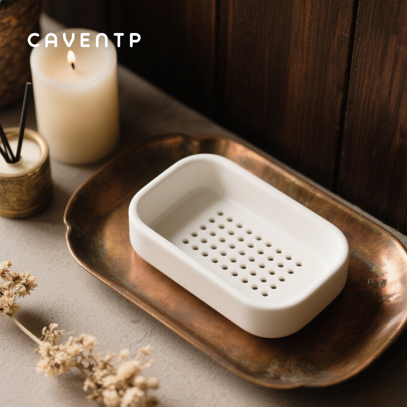 Einfache und großzügige Seifenkiste aus verdicktem Kunststoff im japanischen Stil