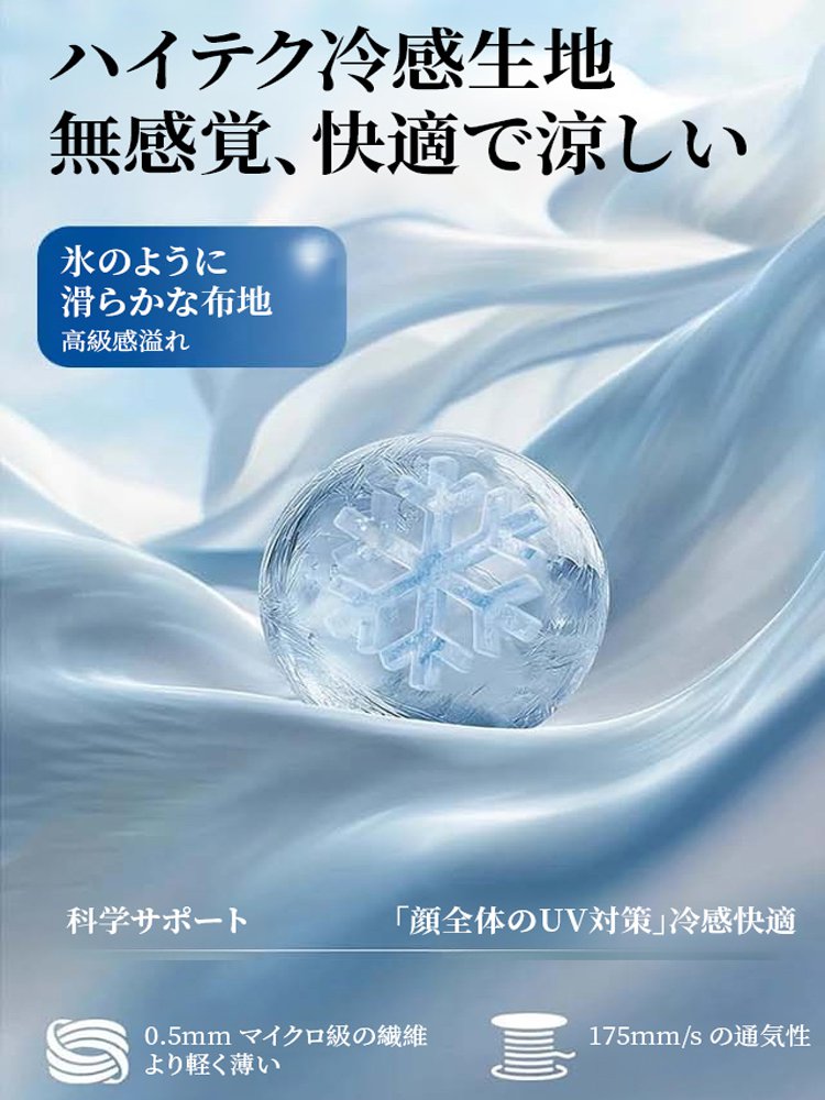 フルカバーUV対策マスク・サンバイザー付き