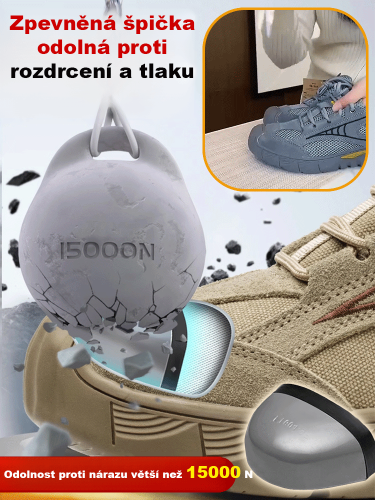 Prodýchací, odolné proti zápachu, protibodové boty