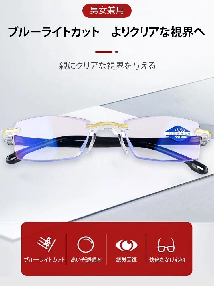 累進多焦点遠近両用老眼鏡