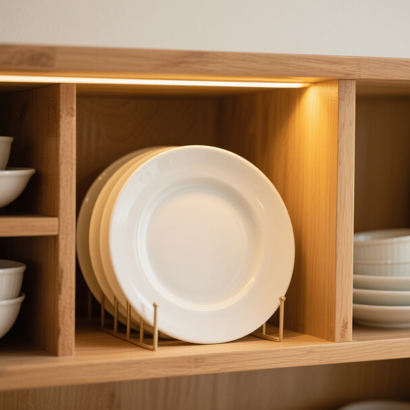 화이트 세라믹 디너 플레이트