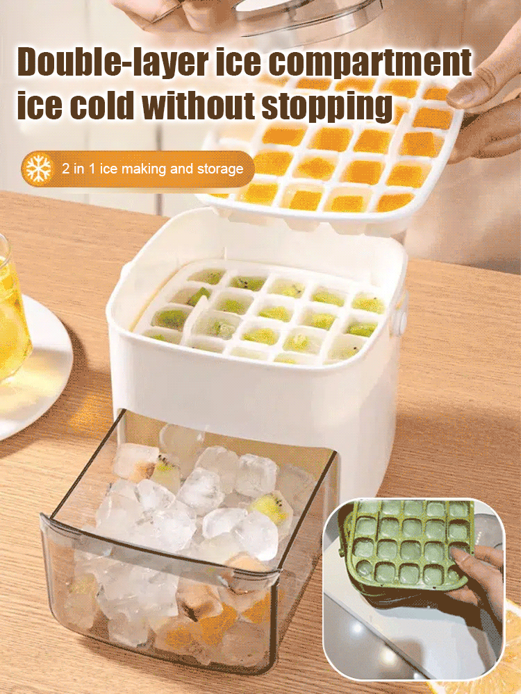 [Lazy Man's Artifact] Large Capacity Ice Maker That Doesn't Dirt Your Hands