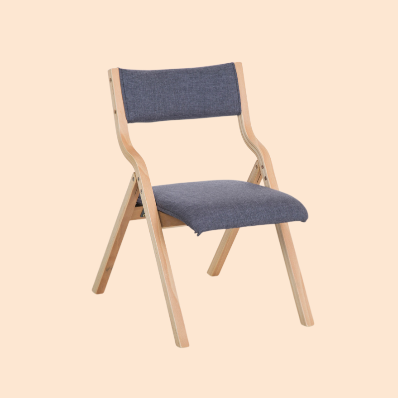 無垢材の折りたたみ椅子