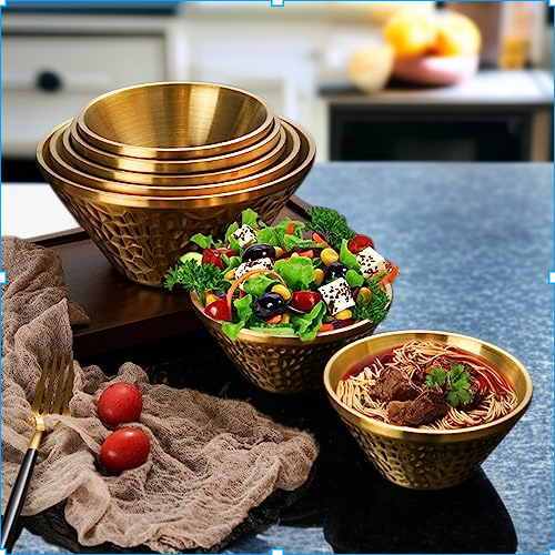 وعاء أرز معزول مزدوج الطبقات على شكل مطرقة على شكل حرف V مصنوع من الفولاذ المقاوم للصدأ 304